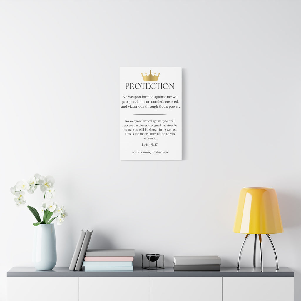 Protection - Christian Scripture Wall Art Poster – Bible Verse Affirmation Prints for Home, Office & Prayer Space | Faith Journey Collective