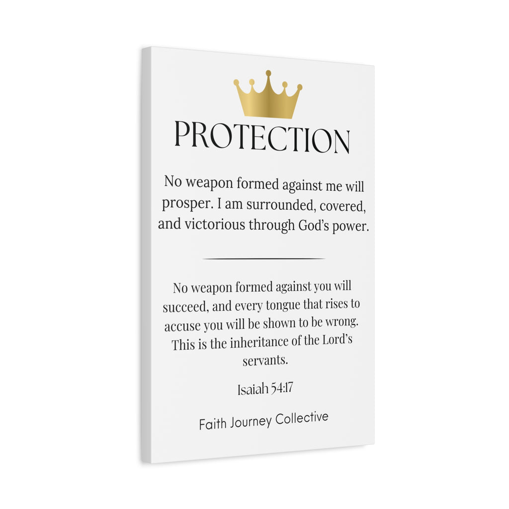 Protection - Christian Scripture Wall Art Poster – Bible Verse Affirmation Prints for Home, Office & Prayer Space | Faith Journey Collective