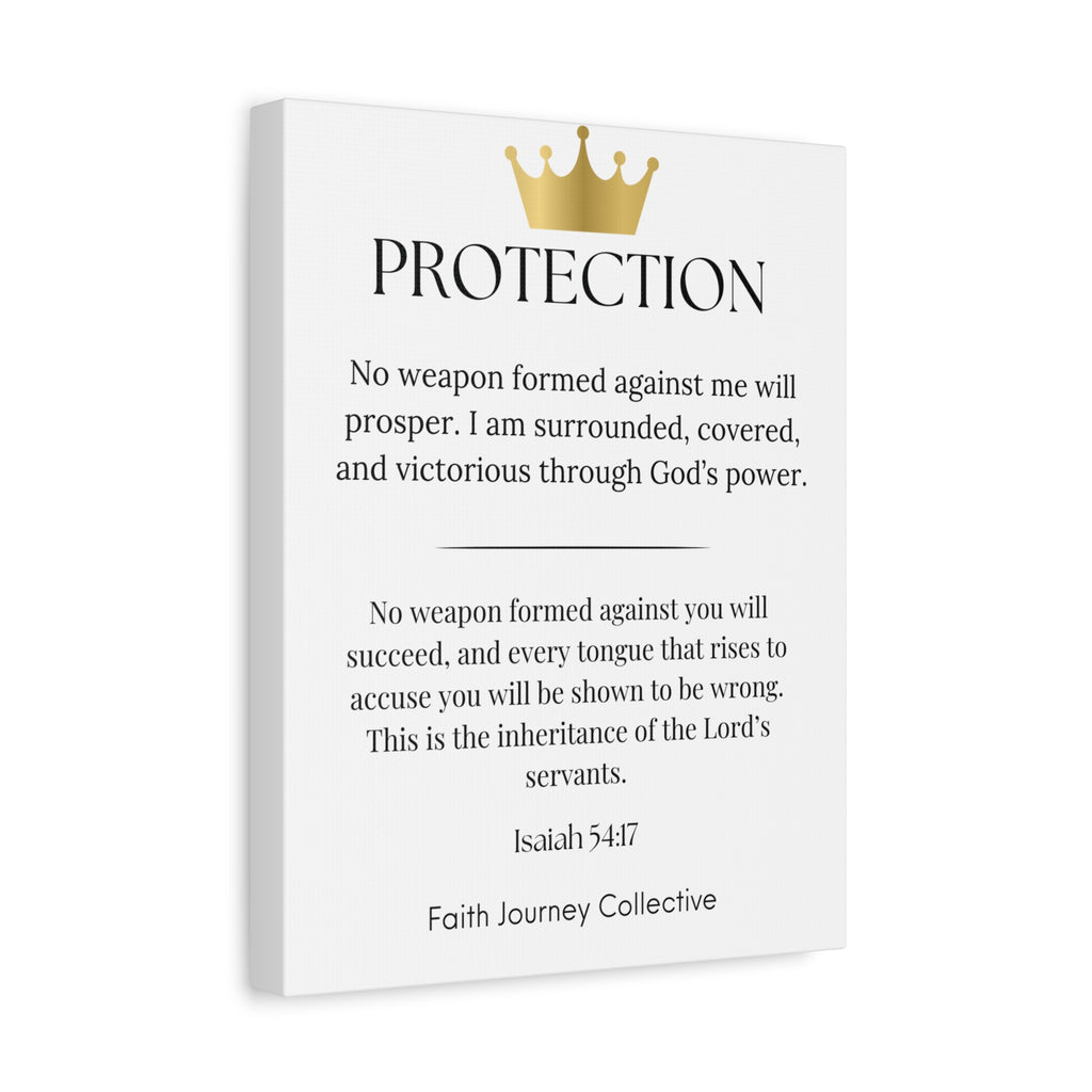 Protection - Christian Scripture Wall Art Poster – Bible Verse Affirmation Prints for Home, Office & Prayer Space | Faith Journey Collective