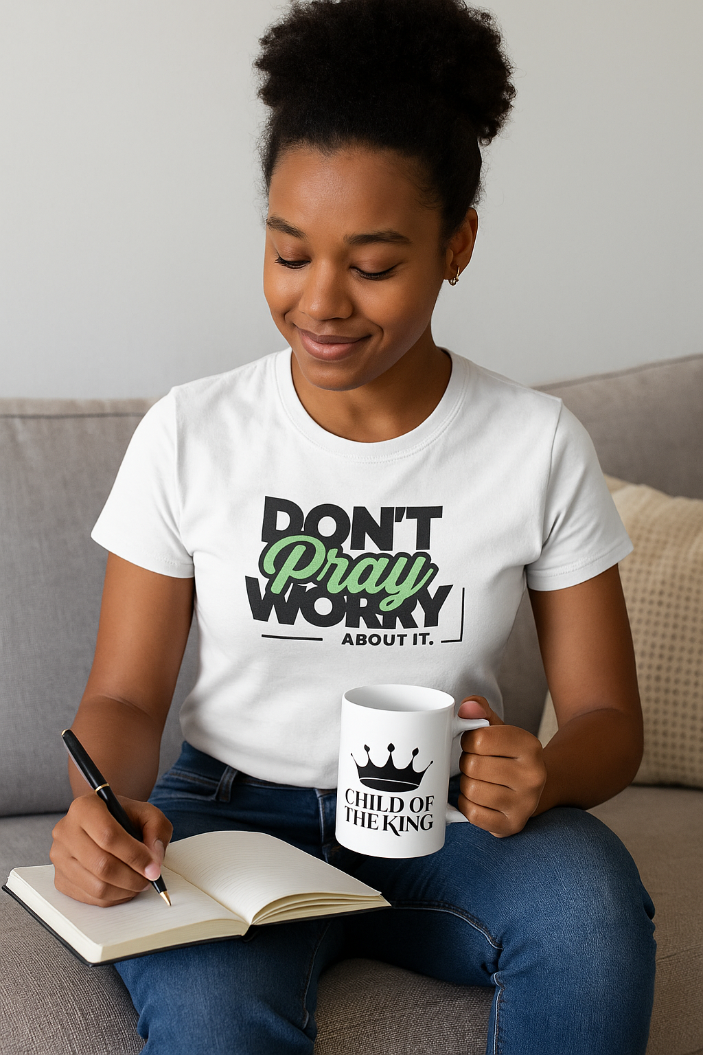 Don't Worry About It, Pray About It Women's Tee
