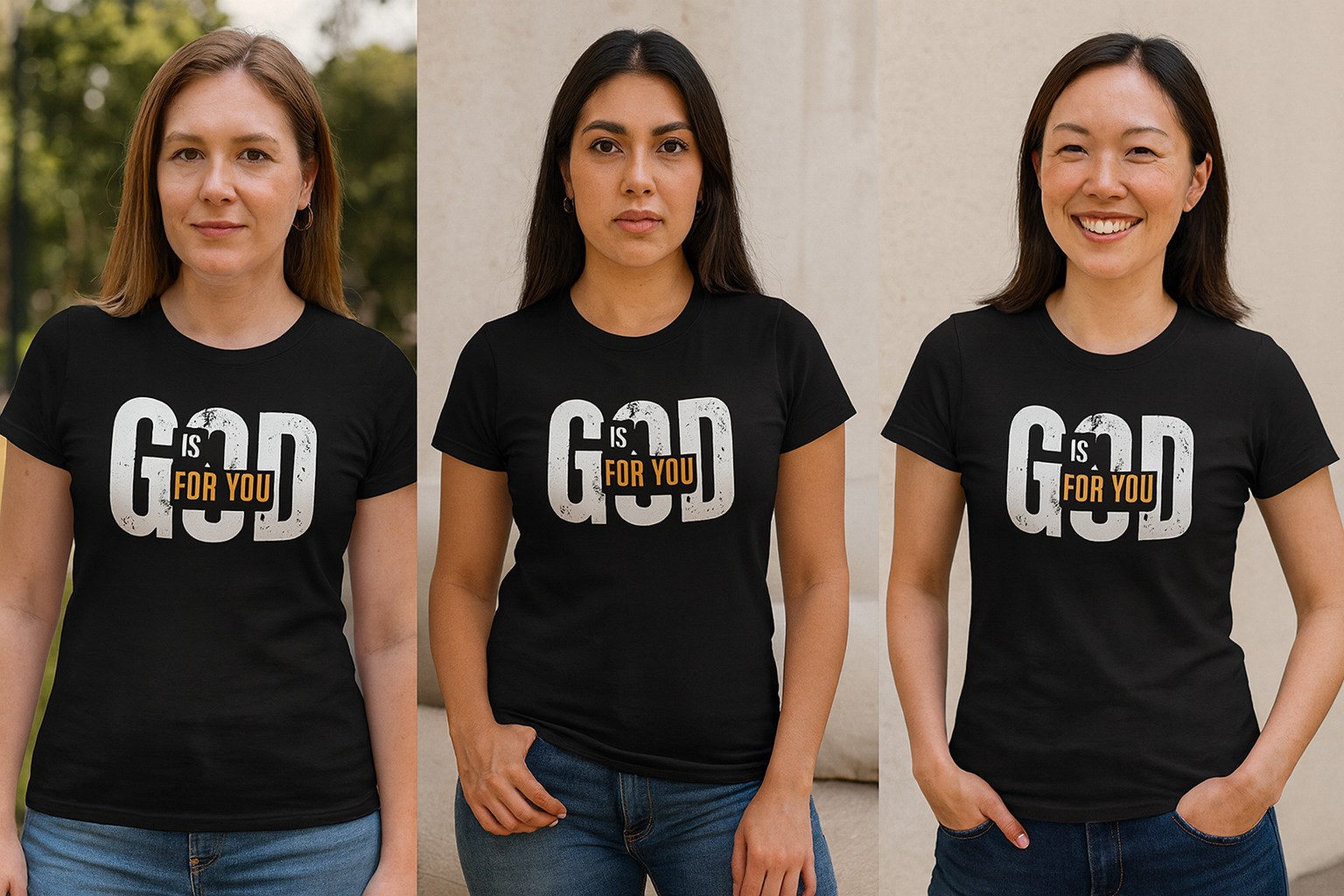 God Is For You Women's Tee