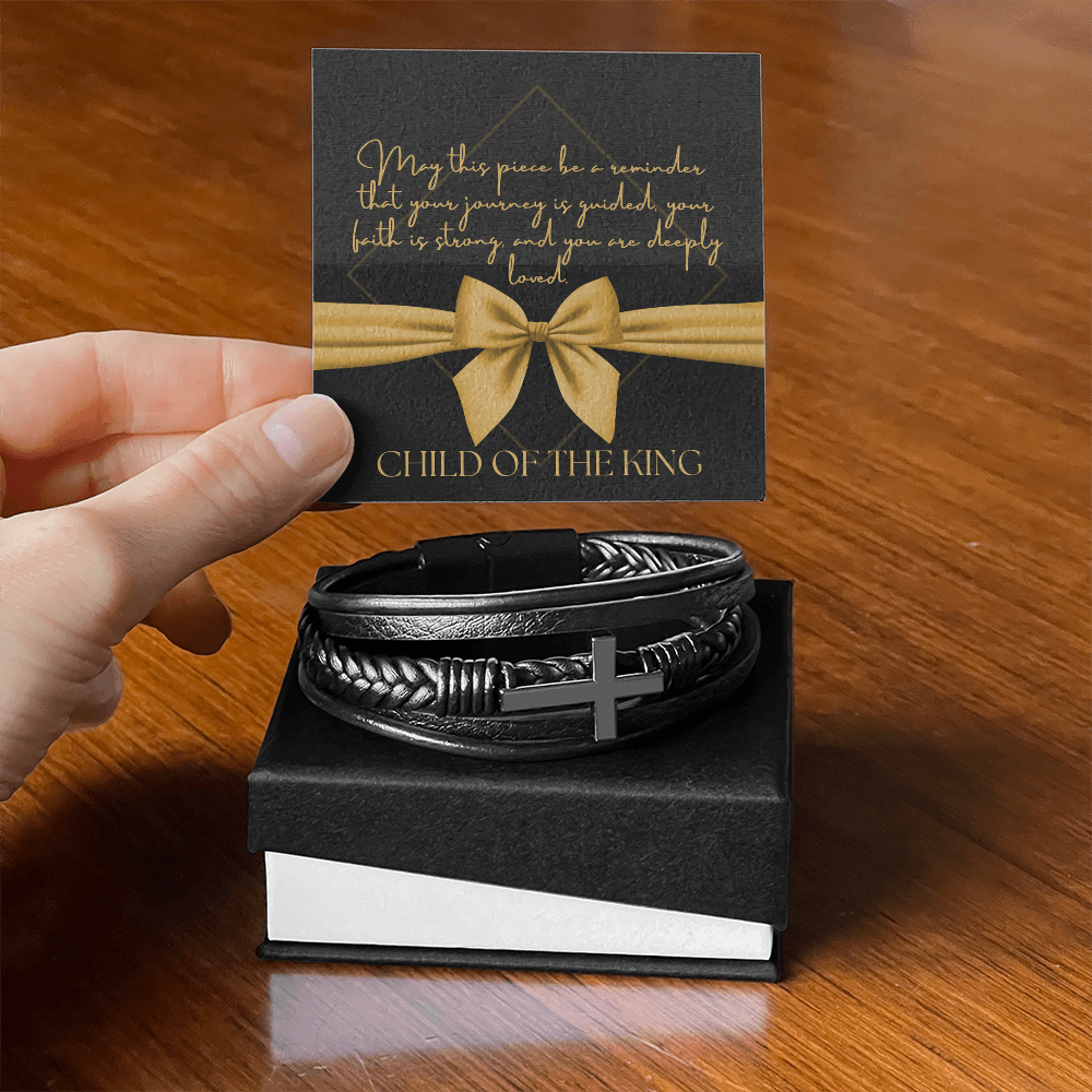 Cross Bracelet for Men. Declare Your Faith!