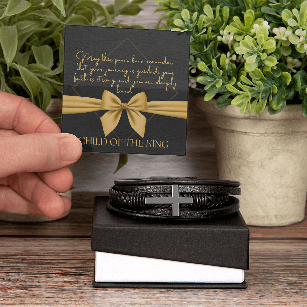 Cross Bracelet for Men. Declare Your Faith!