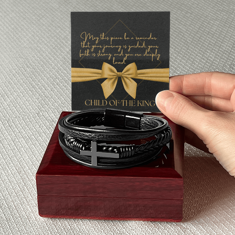 Cross Bracelet for Men. Declare Your Faith!